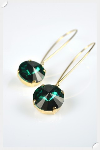 Orecchini Diamond - Smeraldo.