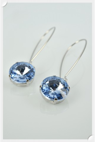 Orecchini Diamond - Light Blue