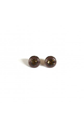 Smarties smoky quartz earrings
